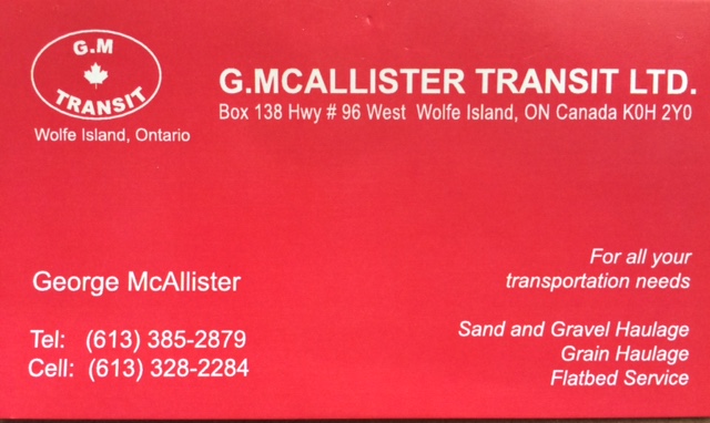 G McAllister Transit