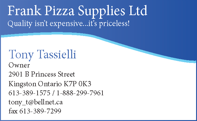 Frank Pizza Supply Ltd.